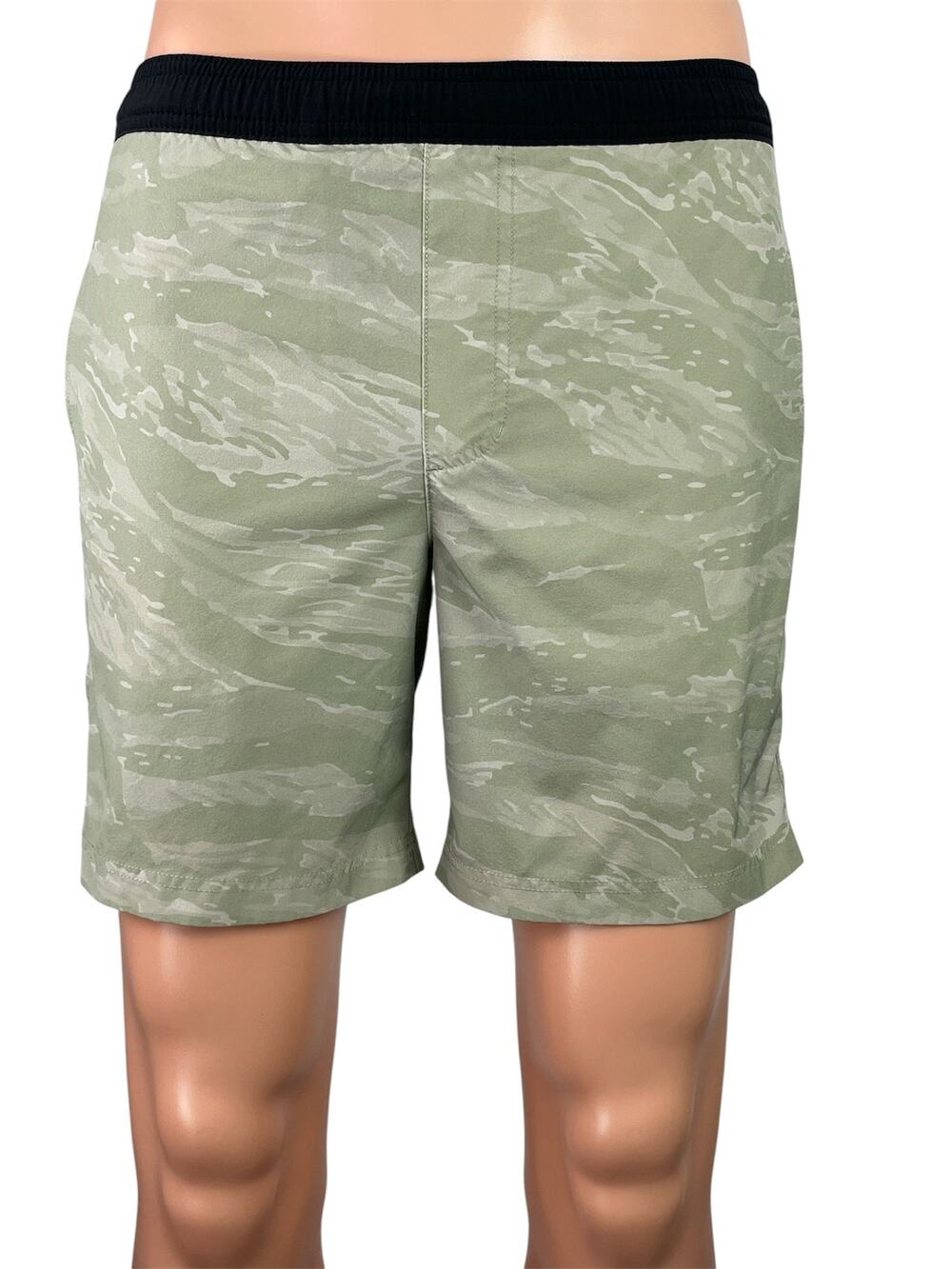 Chubbies Men's Gray Green Camo Camouflage Bermuda Casual Lounge Shorts Size S
